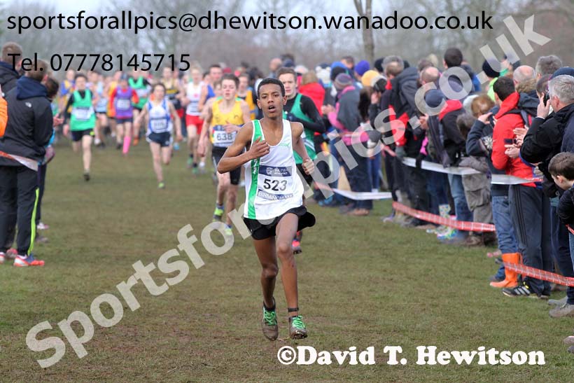 Under-13 boys Inter Counties Cross Country, Cofton Park, Birmingham. Photo: David T. Hewitson/Sports for All Pics